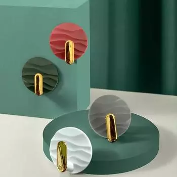 4 шт. самоклеящийся настенный крючок для двери ванной комнаты, настенный крючок, вешалка, не оставляющая следов, кухонный крючок, бытовые настенные крючки для полотенец