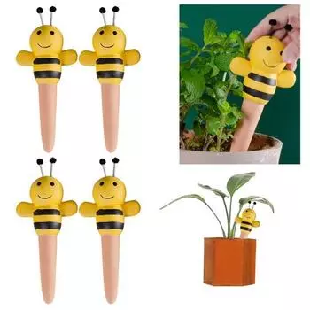 4 шт. самополивающихся шипа в форме пчелы Керамический капельный излучатель Простая установка Автоматический