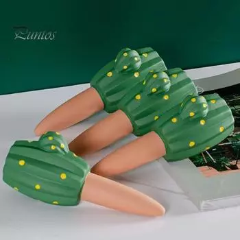 4 шт. самополивающихся шипов для растений кактусов, керамических, автоматических, для полива цветов, капельного полива, вставной шип для комнатных и уличных растений 4pcs