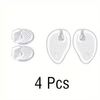 4 шт. сандалии гелевая стелька шлепанцы подушечки разделитель пальцев ног протекторы прозрачный носок мягкий силикон прозрачный