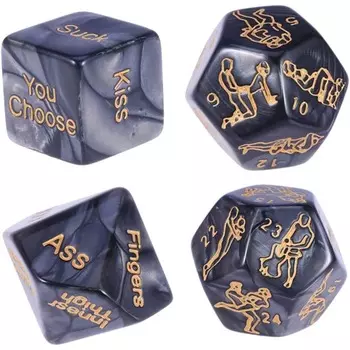 4 шт. Секс-кубики для взрослых пар, Секс-игры, Сделайте идеальные игрушки для пар 4Pcs