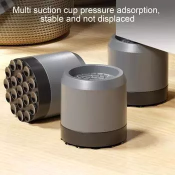 4 шт. шайба антивибрационные колодки стабильная поддержка шумоподавление простая установка стиральная машина S серый