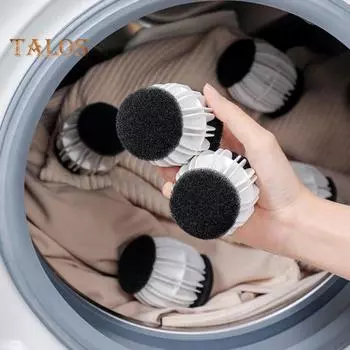 4 шт. шарик для стирки диаметром 6,5 см растворяет моющее средство быстрее удаляет ворс волос одежда мяч для улавливания волос стиральная машина средство для удаления ворса 4pcs