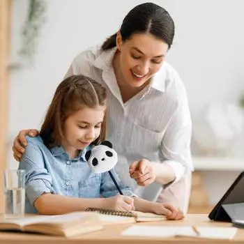 4 шт. шариковая ручка с изображением мультяшной панды, забавная шариковая ручка с изображением животных, наполнители для рождественских чулок для школьников, игровая награда для детей C