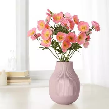 4 шт. Шелковые букеты, искусственные цветы мака для домашнего декора, свадьбы, украшения стола и вечеринок, искусственные цветочные композиции своими руками бежевый