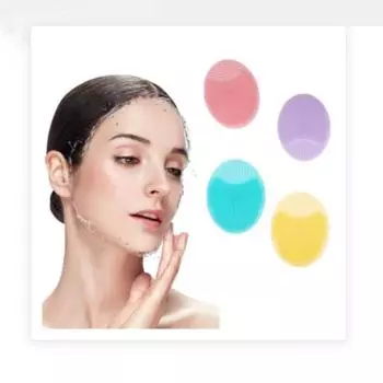 4 шт. Щетки для чистки лица, мягкие силиконовые, для мытья, отшелушивания, глубокого ухода за кожей, чистки, спа-массажера, скрабера для черных точек