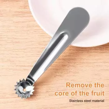 4 шт. Щипцы для фруктов с острыми зубьями из нержавеющей стали, инструмент для удаления сердцевины из клубники и помидоров, легкое удаление стеблей для мягких фруктов и овощей, кухонный гаджет 4pcs