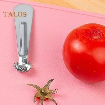 4 шт. Щипцы для фруктов с острыми зубьями из нержавеющей стали, инструмент для удаления сердцевины из клубники и помидоров, легкое удаление стеблей для мягких фруктов и овощей, кухонный гаджет 4pcs
