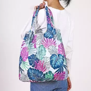 4 шт. широко используемые моющиеся практичные износостойкие складные сумки для покупок с принтом, пригодные для машинной стирки D