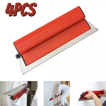 4 шт. шпатель для выравнивания гипсокартона, гибкое лезвие для покраски, отделочные лезвия для выравнивания, строительный инструмент, инструменты для штукатурки стен