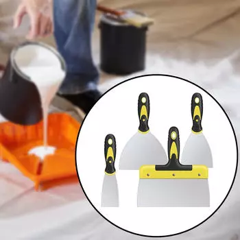 4 шт. шпатели, инструмент для шпатлевки, скребки для штукатурки, краски, металла для самостоятельного ремонта