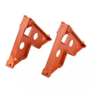 4 шт. штабелируемая стойка для краски, подставка для окраски дверей, внутренняя отделка наружных дверей, кухонный шкаф 4 PCS оранжевый