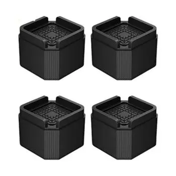 4 шт. Штабелируемые ножки, основание для ножек, регулируемые подставки для мебели, аксессуары для устойчивости мебели