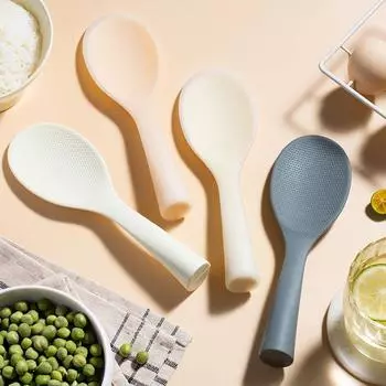 4 шт. силиконовая деревянная ручка ложка для риса термостойкая антипригарная ложка для риса Lisheng ложка для риса кухонные принадлежности