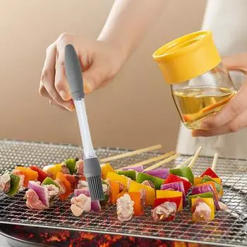 4 шт. силиконовая масляная кисточка для поливки теста кисть для гриля барбекю выпечка кисточки для выпечки кулинария кухонный гаджет серый