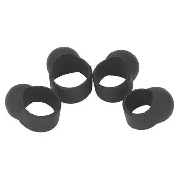 4 шт. силиконовые чехлы для пальцев на барабанчиках, удобная посадка, стучащие медиаторы для практики исполнения