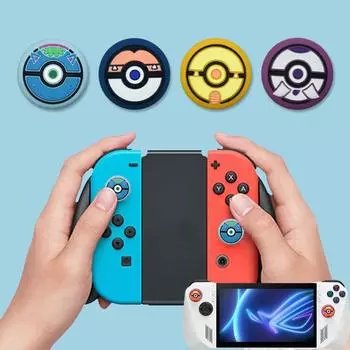 4 шт. силиконовые крышки-рокеры, защита игрового контроллера для ROG Ally/Switch NS/Lite Universal