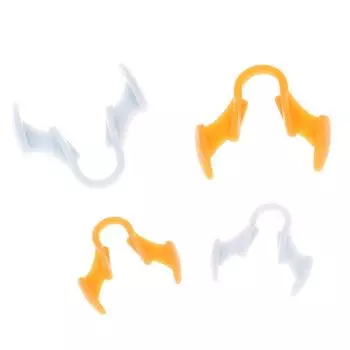 4 шт. силиконовые мини-устройства против храпа, устройство для остановки шума, помощь во сне, зажим для носа при апноэ