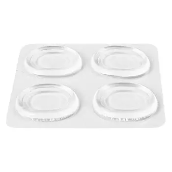 4 шт. силиконовые прозрачные мягкие самоклеящиеся накладки на барабанные глушители