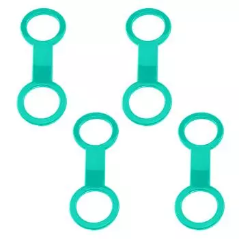 4 шт. Силиконовый держатель ремешка маски для снорклинга, зажим для дайвинга, фиксатор, крепления, держатель трубки ремешка маски для снорклинга светло-зеленый