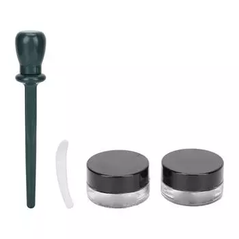 4 шт. Силиконовый инструмент для подводки глаз, водостойкая стойкая подводка для глаз, палочка-лопаточка для визажиста зелёный