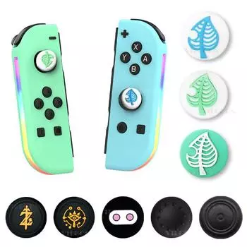 [4 шт] Силиконовый нескользящий чехол для джойстика Swith Joystick для Nintendo Switch/Lite/OLED, защитный чехол для ручки, консольного переключателя