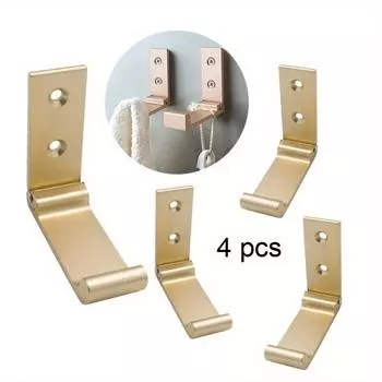 4 шт. Складная вешалка для одежды, складной крючок, складной настенный крючок, вешалка из алюминиевого сплава, современный крючок для полотенец