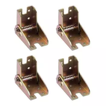 4 шт. Складной кронштейн для ножек стола под углом 90 градусов, самоблокирующийся шарнирный замок, удлиненный опорный кронштейн, мебельная фурнитура для ножек Z
