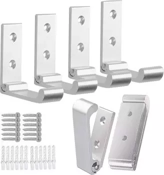 4 шт. складные крючки для одежды 6 шт. складные настенные крючки из нержавеющей стали складные крючки для подвешивания складные крючки для одежды настенные