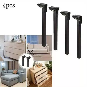 4 шт. Складные ножки для стола Сверхпрочные металлические ножки-шпильки для стола Набор Складные ножки для мебели Ножки Складные ножки для стола для ноутбука Ножки для замены журнального столика