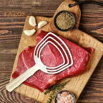 4 шт. скребок для удаления костной пыли и чешуи рыбы, скребок для мяса, ручной скребок для удаления чешуи рыбы, эргономичная ручка, легко очищается, очиститель для рыбы от накипи для кухни 4pcs