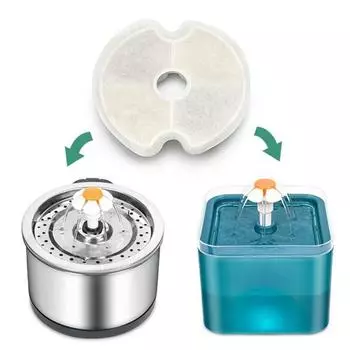 4 шт. сменные фильтры для кошачьего фонтана с активированным углем