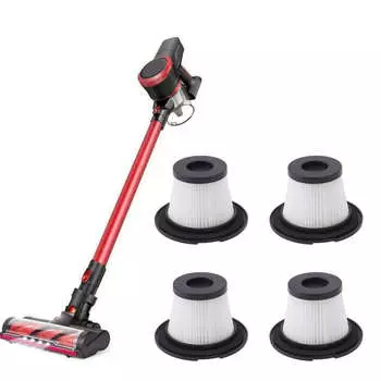 4 шт. сменные фильтры для пылесоса моющийся фильтр для пылесоса съемный фильтр для пылесоса аксессуар для Moosoo K17 для INSE N6s