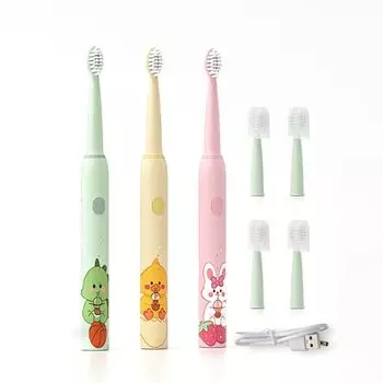 4 шт. сменные головки для детской звуковой электрической зубной щетки, щетка для чистки волос для детей Style 4