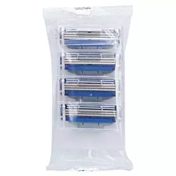 4 шт. сменные картриджи для бритвенных лезвий из нержавеющей стали, подходят для 3 профессиональных бритв 4pcs