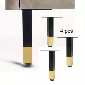4 шт. сменные ножки для мебели своими руками, ножки для мебели, установленные в стиле журнального столика, металлические ножки для мебели для дивана, боковины шкафа