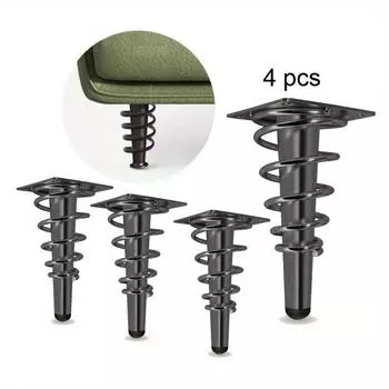 4 шт. сменные ножки для мебели своими руками, металлические опорные ножки для шкафа, кровати, дивана, журнального столика, стула, защитные угловые аксессуары