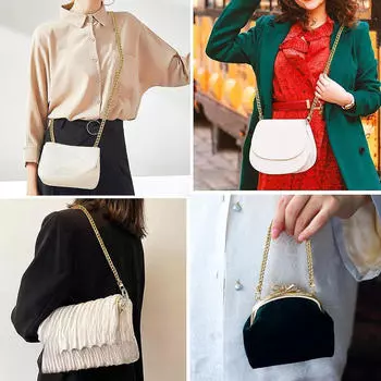 4 шт. сменные ремни для сумок с вращающимися пружинными пряжками для женской сумки-тоут золотой