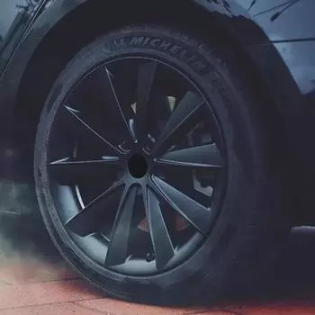 4 шт. сменный колпак ступицы для Tesla Model 3, колпак колеса 18 дюймов, автомобильный колпак ступицы, полный обод, аксессуары 2019-2025