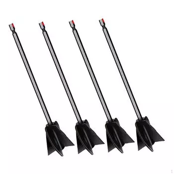 4 шт. Смесительная лопатка, краска, мощное смешивание, миксер для клея, спиральный миксер для Multi