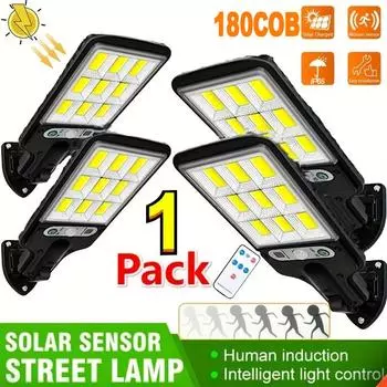 4 шт. солнечные фонари уличные светодиодные настенные светильники солнечные индукционные лампы IP65 водонепроницаемые дворовые садовые уличные фонари 1PC