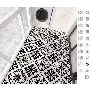 4 шт. современные самоклеящиеся квадратные нескользящие водонепроницаемые съемные наклейки из ПВХ для ванной комнаты и кухни, домашний декор, напольная плитка, наклейка 30X30 см DZ01