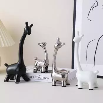 4 шт. современный минималистский настольный светильник с изображением оленя, роскошный домашний декор, винный шкаф для гостиной, креативное украшение