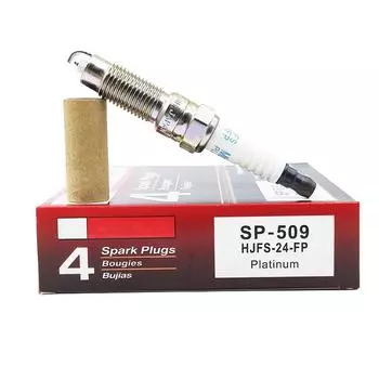 4 шт. SP-509 HJFS24FP платиновые свечи зажигания для Ford F150 F250 F350 Expedition Explorer Mustang Mercury HJFS-24-FP SP509 4PCS
