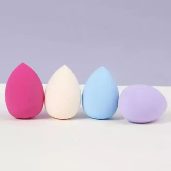 4 шт., спонж для макияжа, пудра, красота, косметический шарик, основа, пудра, сухая, влажная, комбинированная, с каплями воды, инструменты для макияжа