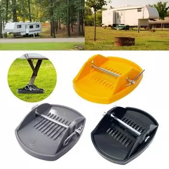 4 шт. Стабилизаторы ног со штифтами для неровной местности, усиленная устойчивость, надежное размещение на земле серый