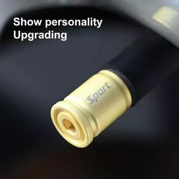 4 шт. стержни клапанов для шин, антикоррозийные водонепроницаемый сплав, декоративные универсальные колпачки для шин разноцветный