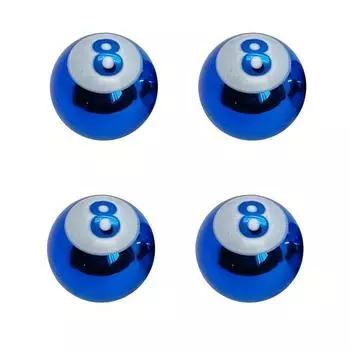 4 шт стильные колпачки клапанов с дизайном в виде игральных костей № 8: Защитите, персонализируйте и добавьте удачи вашим колесам красный