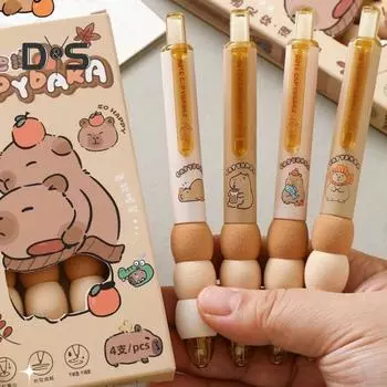 4 шт. стираемые гелевые ручки с наконечником 0,5 мм, выдвижные гелевые ручки для письма и исправления на дому, в школе, офисе 0.5mm фиолетовый