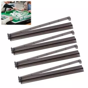 4 шт., стойка для маджонга, толкатель, прозрачный акриловый тяжелый американский портативный многофункциональный держатель для плитки, держатель для маджонга